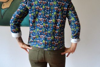 Gilet Asmar du livre Jolies tenues par Jolies bobines mise en avant