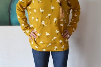 Sweat Kommatia Pattern jaune