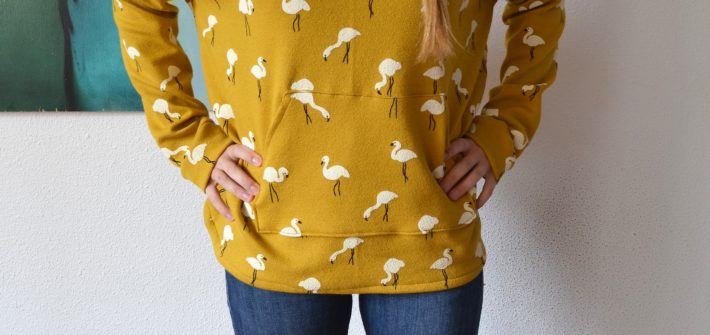 Sweat Kommatia Pattern jaune